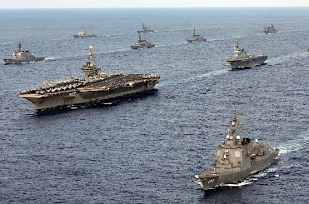 演習假設日本和亞洲地區發生軍事沖突的情況下，日美兩國海軍如何協同作戰。