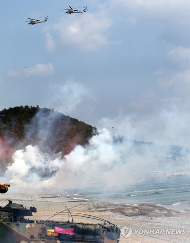 韓國海軍陸戰隊首次履行聯合登陸軍司令職責。